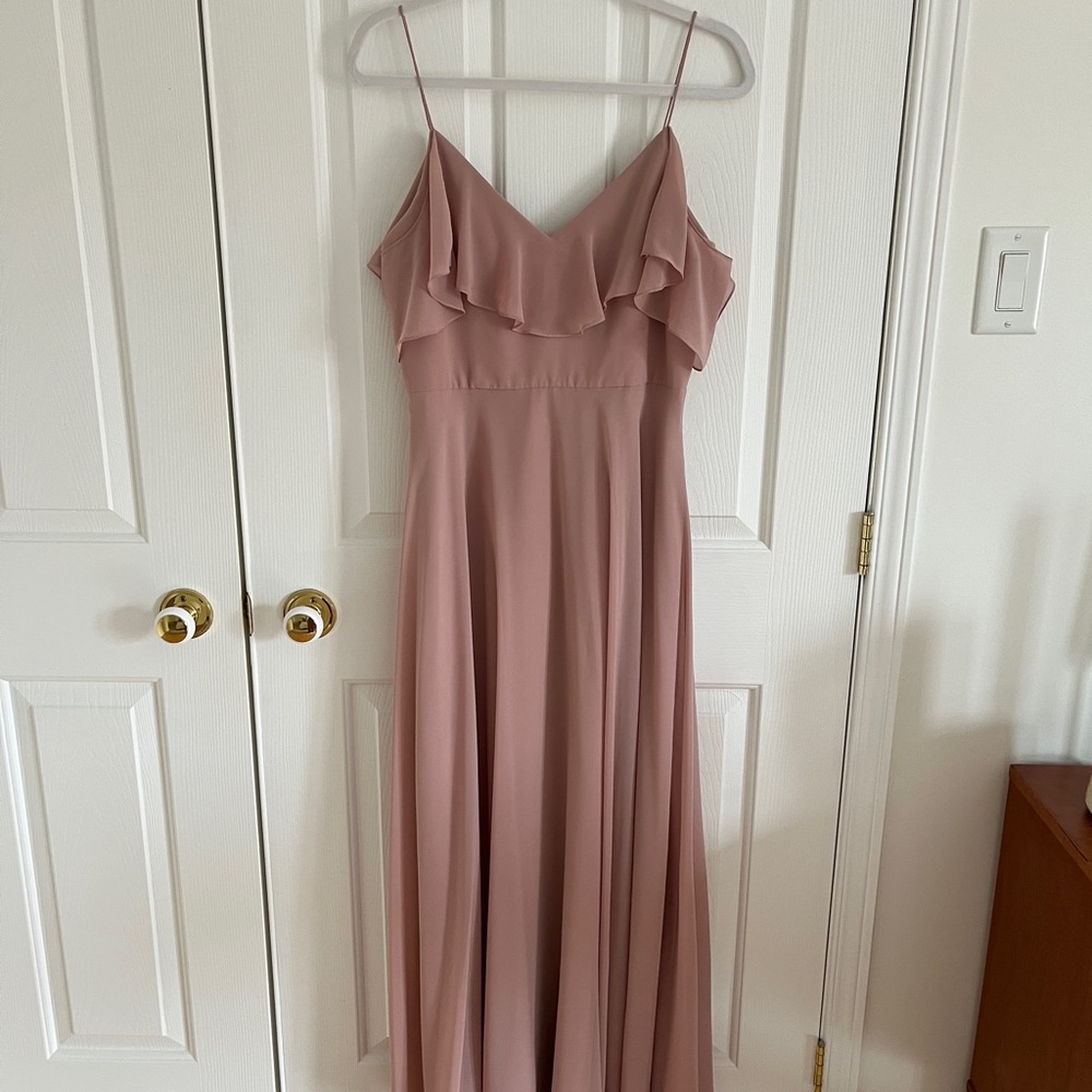 Elegant Mauve Maxi Dress